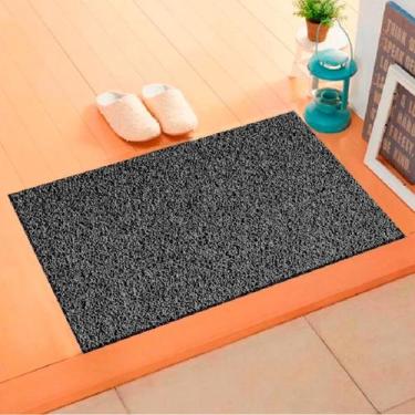 Imagem de  Tapete Capacho Vinil Liso Preto 40x60 - Gifran Têxtil
