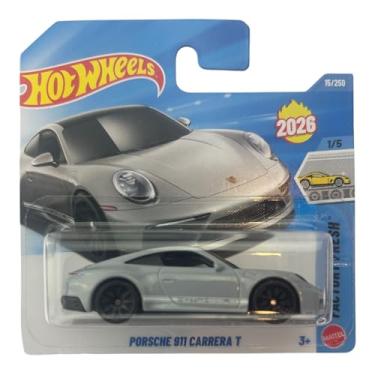 Imagem de Hot Wheels Porsche 911 Carrera T [Cinza] Factory Fresh 1/5, 15/250 Novo para 2026! Veículo de brinquedo fundido em escala 1:64