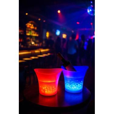 Imagem de Balde De Gelo 5 Litros Com Caixa De Som E LED RGB Altomex AL-8707