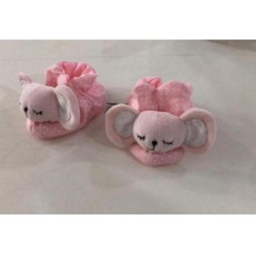 Imagem de Pantufa bebê com Pelúcia - Elefante - Urso - Coelho - Coála - HSC, Coa