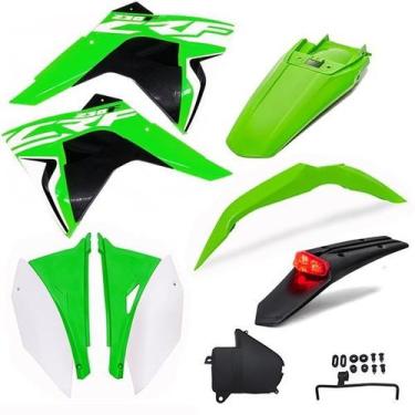 Imagem de Kit Plástico Amx Premium Crf 230 Com Adesivos e Lanterna Traseira, Ver