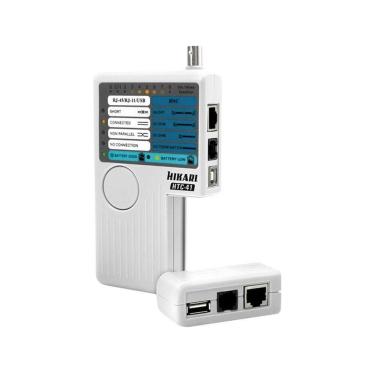 Imagem de Testador Cabo De Rede Hikari Rj11- Rj45- Usb- Bnc Htc-41