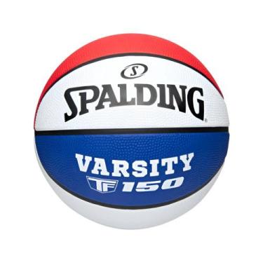 Imagem de Bola Basquete Spalding Varsity TF-150 Vermelha e Azul