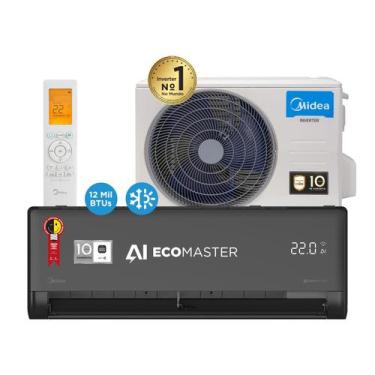 Imagem de Ar Condicionado 12000 Btus Split Hi Wall Inverter Midea Quente e Frio 