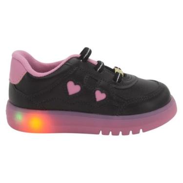 Imagem de Tênis Infantil Menina Molekinha 2742.205 - Preto, Preto, 23