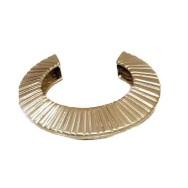 Imagem de Bracelete Maxi Texturizado Fosco - Dourado - ColorFull Acessórios