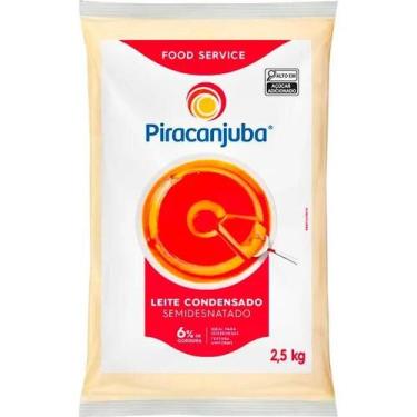 Imagem de Leite Condensado Piracanjuba Semidesnatado Bag com 2,5kg