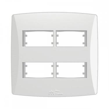 Imagem de Placa Mectronic Petra 4X4 - 4 Modulos Branca - 82044