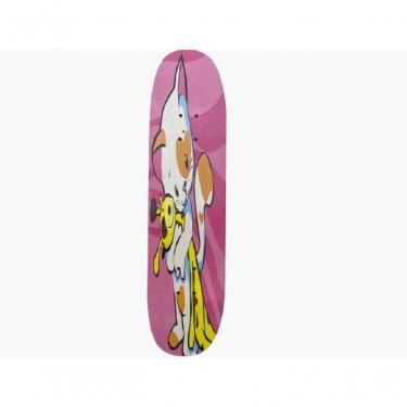 Imagem de Skate Skr-0031s com Acessórios Capacete Joelheira e Cotoveleira Rosa Fênix