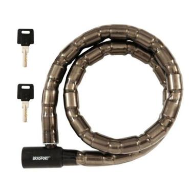 Imagem de Cadeado para Moto com Chave 22MM X 1,2 METRO Compatível com Diversos Modelos Resistente e Seguro com Corpo em Aço