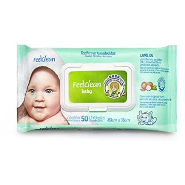 Imagem de Toalhas Umedecidas Baby 50 Unidades com Tampa Flip Top, FeelClean