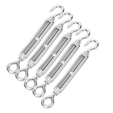 Imagem de Tensor de cabo de aço, tensor de alto desempenho de segurança Esticador de olho para corda Acessórios para apertar a corda para peças de corda para corda(M10)