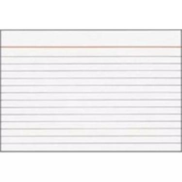 Imagem de Pacote com 100 Ficha pautada 3x5 N.1 Tilibra