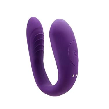 Imagem de Vibradores Estimulador Ponto G e Sucção Clitóris Forma de U Dobrável Estimulador Sexual Feminino 10 Frequências Zatla (Roxo)