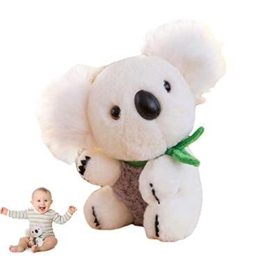 Imagem de pelúcia | 20cm Bonito Simulação Koala Bichos Pelúcia Macio Brinquedo Pelúcia com Orelhas Peludas - pelúcia pelúcia fofa para meninas meninos crianças adultos Sritob