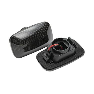 Imagem de Riloer Luz de LED marcador lateral, lente fumê, luz âmbar sólida, compatível com Toyota Land Cruiser série 100/70/80, compatível com Lexus LX470 Land Cruiser Prado 90 Series FJ Cruiser Hilux