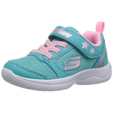Imagem de Tênis infantil feminino Skech-Stepz 2.0 da Skechers, Turquoise/Pink, 6 Toddler