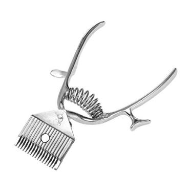 Imagem de Qudai Ferramentas do barbeiro mão cortar cabelo manual metal portátil Trimmer Cortador Super Silence para bebê Adulto e Pet BD