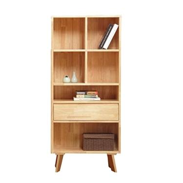 Imagem de KIZQYN Estante nórdica estante moderno rack de armazenamento de estudo estante infantil criativa (tamanho: G)