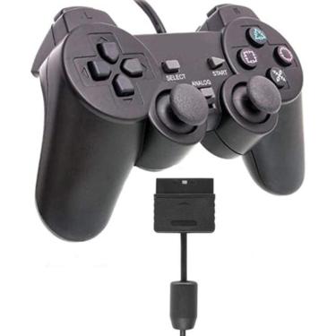 Imagem de Controle Compatível Com PS2 PS1 Joystick Analógico Com Fio