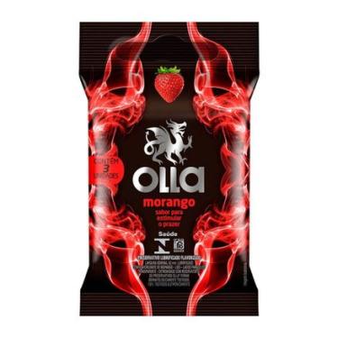 Imagem de Preservativo Olla Morango 3 unidades Olla