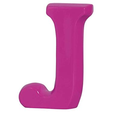 Imagem de Letra J Grande Ceramicas Pegorin Orquidea