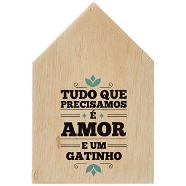 Imagem de Arte Maníacos Totem Amor e Gatinho - 10x15cm