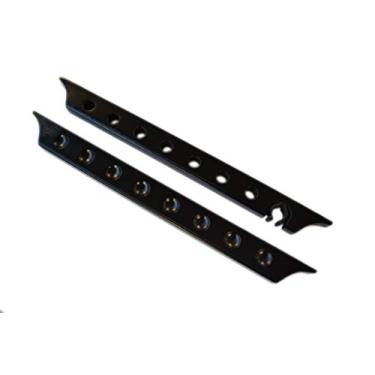 Imagem de Han — Rack para tacos de sinuca Delta 8 – Estante para taco de bilhar, comporta 1 ponte, (várias cores disponíveis) (preto)