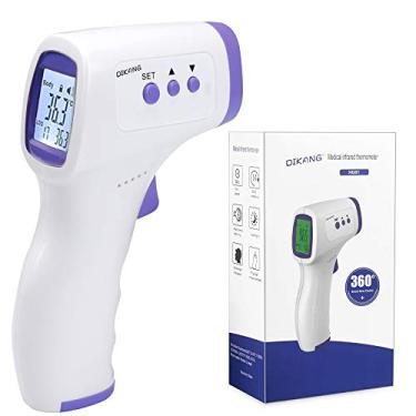 Imagem de Termômetro de testa com certificado FDA Termômetro infravermelho médico sem contato para termômetro corporal de febre para adultos e crianças