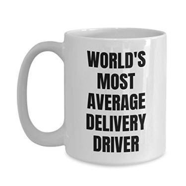 Imagem de Caneca de entrega - Caneca de café - Diafragma de entrega mais média do mundo - Presentes de motorista de entrega