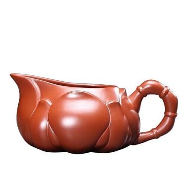 Imagem de 220 ml Fair Cup Yixing Caneca de café roxa de argila Cha Hai Caneca de café Canecas Cerimonia de chá Copos Copos Copos Copos