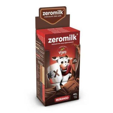 Imagem de Chocolate Zeromilk Morango 80G Caixa 6 Un - Genevy