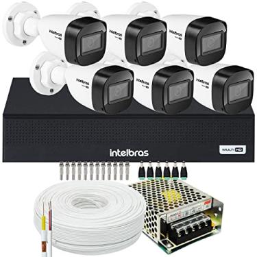 Imagem de Kit Intelbras 6 câmeras VHD 1130 30m DVR de 8 canais Sem HD