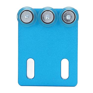 Imagem de Roda Auxiliar de Placa Estreita, Roda de Alimentação Auxiliar de Espaçamento Pequeno Rolo de PU de Resistência Ao Desgaste de Tamanho Padrão para Coladeira de Borda (3 rolos de