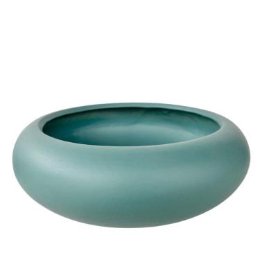 Imagem de Vaso cachepot verde ikebana bacia enfeite de mesa orquídea