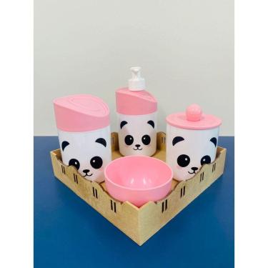 Imagem de Kit Higiene Panda I c/bandeja quadrada
