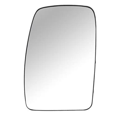Imagem de Vidro do espelho retrovisor do carro, vidro espelhado aquecido lateral antiembaçamento visibilidade clara do carro exterior do espelho lateral de vidro peças de substituição para Vauxhall Movano 2010 a 2020 (51118062631)