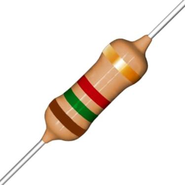 Imagem de Resistor 1K5 1,5k -1/4W-5% Kit com 100 Unidades - Para Eletrônica