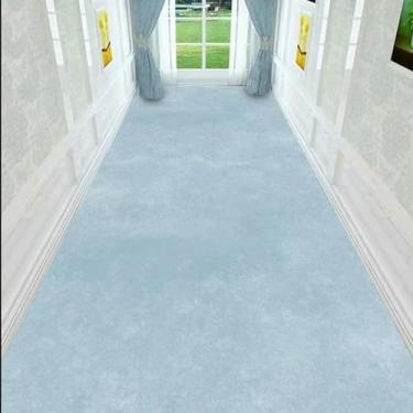 Imagem de 2 3 5 7 pés tapetes de corredor para corredor largo, quarto azul moderno varanda frontal tapete tapete antiderrapante tapete neutro, almofadas de rastejamento laváveis fáceis de limpar (cor: ligjt cinza, tamanho: 1,2 x 5,2 m/120x5