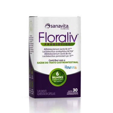 Imagem de Floraliv probiotico blister 30 caps - Sanavita