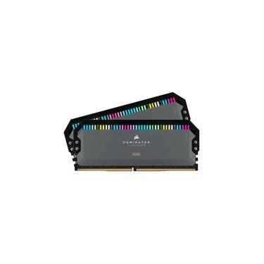 Imagem de Memória RAM Corsair Dominator Platinum para AMD, RGB, 32GB (2x16GB), 5600MHz, DDR5, CL36, Preto - CMT32GX5M2B5600Z36