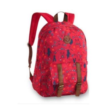 Imagem de Mochila juvenil Lhama e cactos