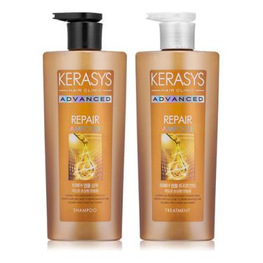 Imagem de Kerasys Repair Ampoule Shampoo 600ml + Treatment 600ml