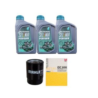 Imagem de 3 Óleo Petronas Selenia 5w30 + Filtro Idea 1.4 8v 2005-2015