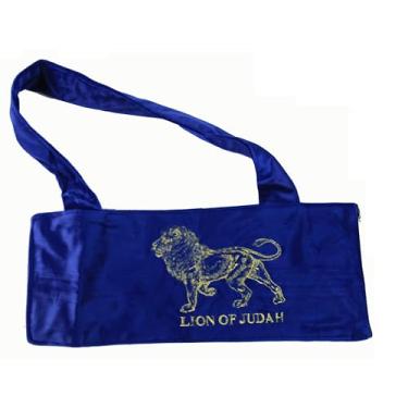 Imagem de Capa De Shofar Carneiro 40 Cm Veludo - Importada Israel leão