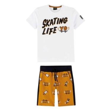 Imagem de Conjunto Teen Masculino Camiseta + Bermuda Lemon 81341.70163.10 Lemon-Masculino