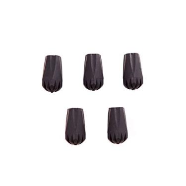 Imagem de Montem Protetores de ponta de mastro de trekking/pontas de substituição para postes de caminhada - Serve para todos os bastões padrão de caminhada/trekking/caminhada - Pacote com 5 peças fabricadas