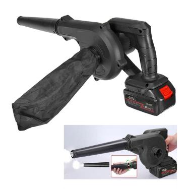 Imagem de Soprador Aspirador Potente Sem Fio Bateria Recarregavel Folhas Sujeira