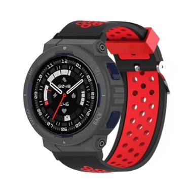 Imagem de Generic Pulseira de silicone macio ajustável para Amazfit Active Edge (A2212) Smart Watch (A2212), tamanho médio