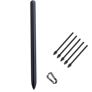 Imagem de Caneta Galaxy Book 4 Pro 360 para Samsung Book Pro 4 360 S para Samsung Galaxy Book 4 360 Caneta Stylus com pontas de substituição (preto)